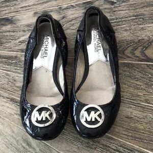Michael Kors black ballet flats